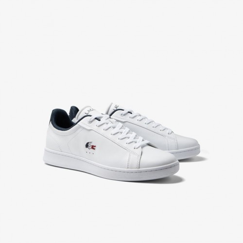 Giày Lacoste Carnaby Pro 124 Nam - Trắng Đỏ