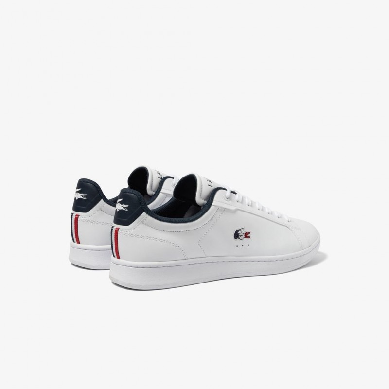 Giày Lacoste Carnaby Pro 124 Nam - Trắng Đỏ